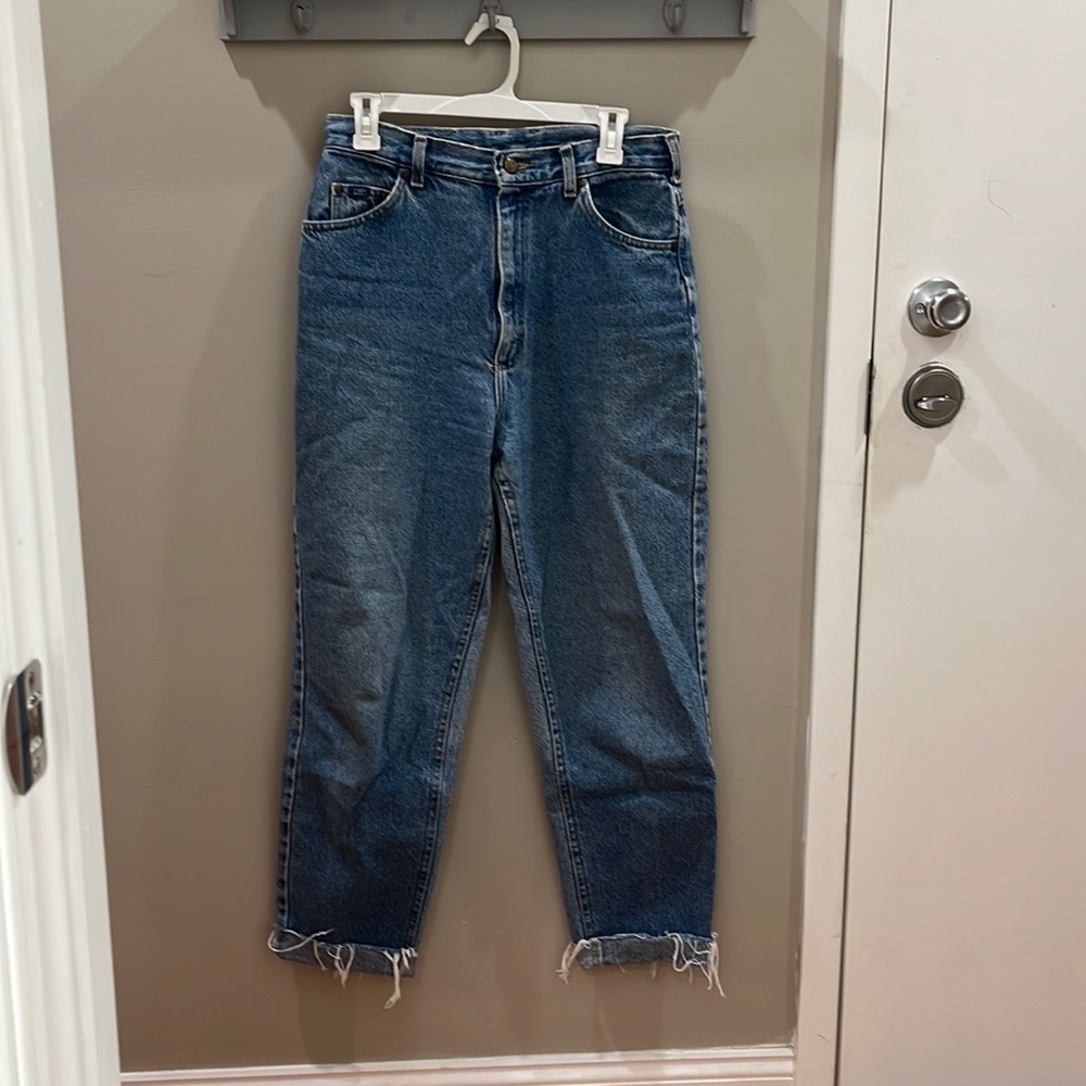 Vintage high rise lee jeans